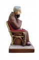 Statua Padre Pio seduto dormiente 22cm